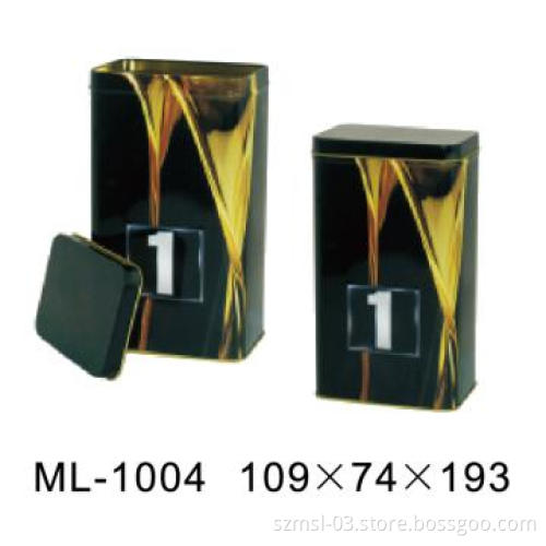 tea tin box squar tin box tea tin package